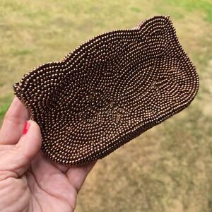 Vintage Bag‎ By Debbie, Japan, 6.5" Beaded Coin Purse